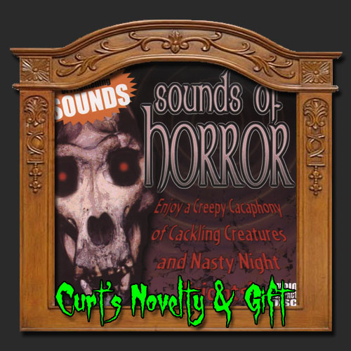 Sounds of Horror Halloween CD Haunted House Spooky Prop